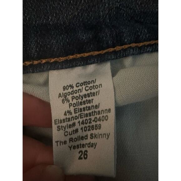 Current Elliot | Sz: 26 | The Rolled‎ Skinny Jeans Yesterday Wash skinny stretch - Picture 6 of 8